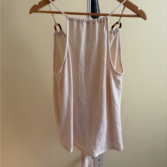 Blu Pepper Cream Tie-Front Camisole - Picture 3 of 4